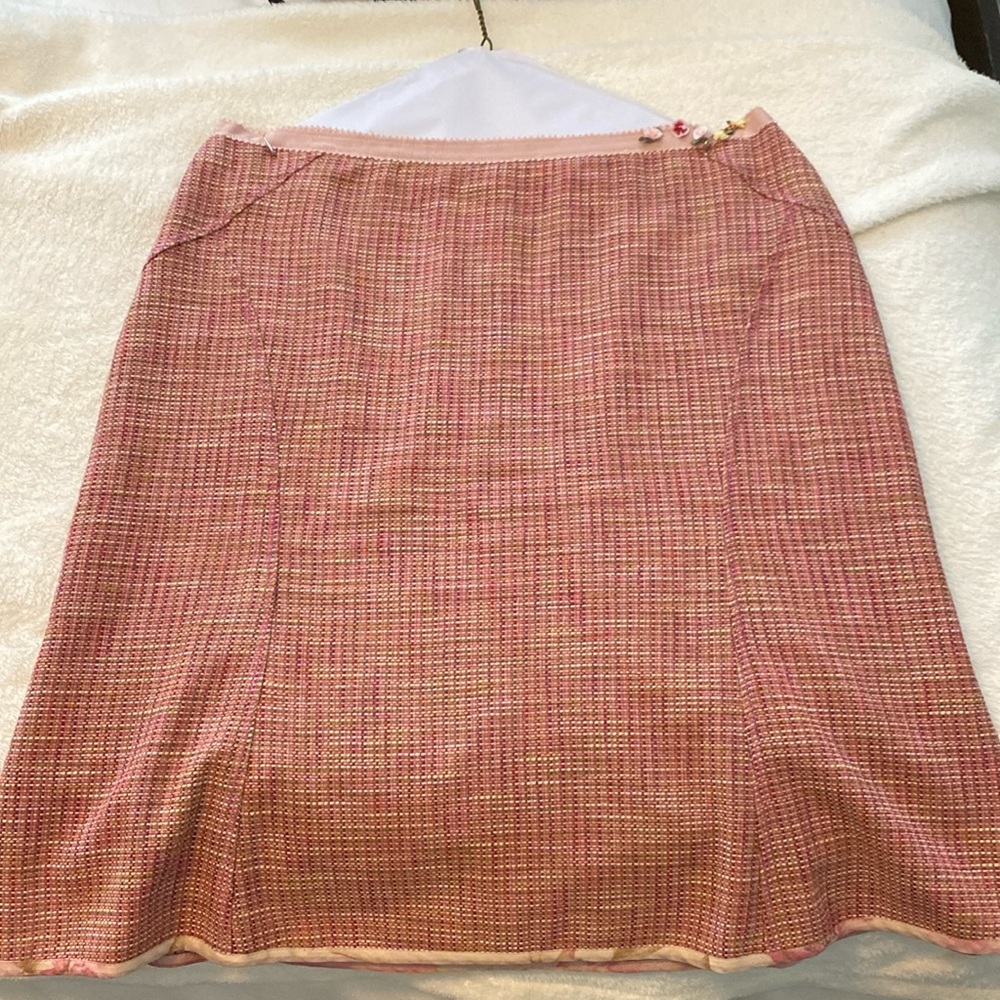 The Limited tweed tulip skirt